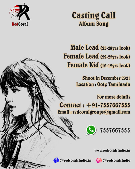 redcoral-studio-casting-call-ooty-album-song